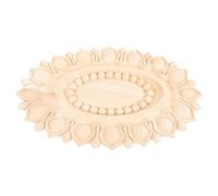 GLEAVI Decorazione europea intagliata decoro intagliato arredamento per la casa decorazioni arredamento casa applique legno intagliato per porta decorazione scolpita Albero della gomma