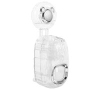 GLEAVI Distributore Automatico di Dentifricio Design Salvaspazio da Parete Ventosa in Plastica e Stile Elegante Spremi Dentifricio Efficiente e Pratico per Bagni e Toilette