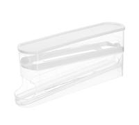 GLEAVI Distributore di uova contenitore trasparente per uova per frigorifero cucina frigo porta uova custode spirale forma Accessori per frigoriferi organizer per frigorifero pp bianca