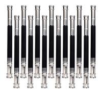 GLEAVI Estensori per Matite 13 Pezzi Porta-estensore in Lega di Alluminio e Abs, Supporto Antiscivolo per Pastelli a Cera e Matite Corte, Strumenti di Scrittura Riutilizzabili per