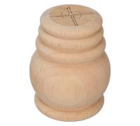 GLEAVI Gambe per Mobili in Legno Rotonde 8X10 CM Set di Gambe per Tavoli e Divani Design Francese Decorativo Rialzi Stabili e Antigraffio per Soggiorno e Camera da Letto