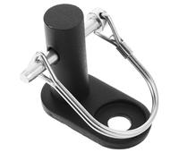 GLEAVI Gancio per Rimorchio per Bicicletta Nero, Adattatore Compatto e Durevole per Attacco Gancio di Traino, Accessorio Versatile per Ciclismo e Trasporto Passeggini