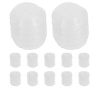 GLEAVI Inserti a Vite per Cerniere di Mobili 4X10 MM, 100 Pezzi Ancoraggi in Plastica per Regolazione e Riparazione Cerniere di Armadi, Montaggio Facile Fai da Te