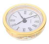 GLEAVI Inserto per Testa di Orologio Rotonda Numeri Romani Movimento Silenzioso Design Vintage Adatto per Progetti Fai da Te e Decorazioni Casa