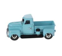 GLEAVI Iron Sheet Vintage Truck Ornament Classic Pickup Model Car for Home Decoration Festive Mini Ornament Display And Bonsai Container Unique Idea for Family And Friends