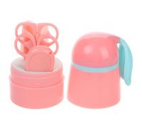 GLEAVI Kit per Unghie per Forbicine in Acciaio Inossidabile e Lima in Plastica, Strumento Manicure Delicato che Previene Disagio e Adatto per Ragazzo Ragazza