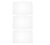 GLEAVI Lenti Di Ricambio Per Cappuccio Per Sabbiatura in Vetro Organico 2 Mm Trasparente Protezione Polvere Visione Chiara Per Lavori Di Sabbiatura e Molatura Set Da 3 Pezzi