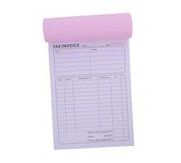 GLEAVI Libro Ricevute per Merci in Inglese 2 Parti Duplicato, Modulo Fattura Aziendale Compatto per Gestione Ordini e Monitoraggio Commerciale in Ufficio e Negozi