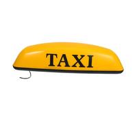 GLEAVI Luce Taxi LED da Tetto Auto con Ventosa e Resistente alle Intemperie Segnalatore Luminoso per Taxi Camion Installazione Stabile e Adatta Internazionali Colore Giallo