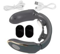 GLEAVI Massaggiatore Cervicale Calore e Silicone, Strumento per Massaggio al Collo Funzione Termostato, Rilassamento Affaticamento, Materiale Abs, Dopo Lavoro o Guida Lunga
