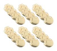 GLEAVI Materiali per Armature a Piastre 100 Pezzi in Acciaio Inossidabile Oro Scaglie di Pesce Medievali Leggere per Cosplay Rievocazioni Storiche e Larp Forniture per Costumi da