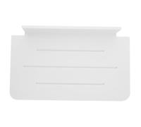 GLEAVI Mensola da Parete in Plastica ABS Portaoggetti da Bagno Senza Forature Organizer per Rasoio Shampoo Spazzolino da Denti e Altri Oggetti di Bellezza e Igiene Personale