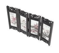 GLEAVI Mini Schermo Decorativo per Scrivania Divisore Privacy per Ufficio e Casa Design con Pattern Differenti Accessorio per Arredamento e Micro Decorazioni Domestiche