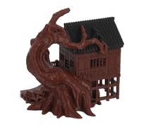 GLEAVI Miniatura Casa Tradizionale Decorazione Creativa per Terrario Vasetti Bonsai e Acquari Scultura Paesaggio Micro Villaggio Tradizionale