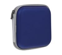 GLEAVI Organizer Dvd Blu Slot Custodia Rigida CD con Chiusura Scorrevole e Cerniera Custodia Media per Giochi Musica e Video Protezione Antiscivolo Dischi Colore Casuale Colore Casuale