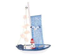 GLEAVI Ornamento del di Vela Arredamento per La Casa Nautico Arredamento a Tema Nautico Decorativo Piccolo Nave Navigazione Rustico Arredamento Oceanico Resina