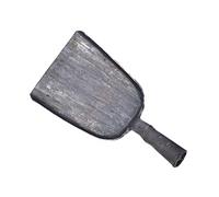 GLEAVI Paletta per Carbone in Acciaio Utensile Resistente Design Ergonomico per Barbecue e Strumento per e