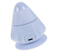 GLEAVI Palla da Massaggio Vibrante e Riscaldante in Plastica con Base a Ventosa per Recupero Muscolare e Vibrazione, Portatile per Ufficio e Viaggio con Montaggio a Parete