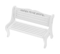 GLEAVI Panca Miniatura per Decorazione per Miniatura Mobile delle Accessorio e Stabile per Progetti Diy Design Decorazioni Interne