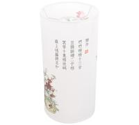 GLEAVI Paralume a Cilindro Vintage per Lampada a Sospensione E27 Paralume Piccolo in Carta Motivo Cinese Coprilampada Artigianale per Lampade da Soffitto in Soggiorno e Sala da Pranzo