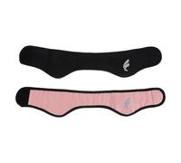 GLEAVI Paraorecchie Insonorizzate 2 Fascia Antirumore Nera e Rosa Cuffie Antirumore Invernali Morbide e Traspiranti Pieghevoli Unica per Studio Viaggio e Riposo