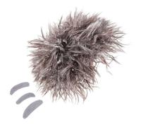 GLEAVI Parrucca Scienziato Pazzo Baffi e Sopracciglia Marrone Set Costume Adulto e per Feste a Tema Parrucca Corta Cosplay Trecce Realistiche per Performance e Carnevale