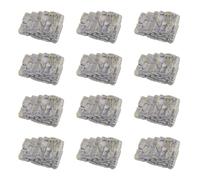 GLEAVI Passerella del Giardino delle Fate 12 Pezzi Scale in Pietra Miniatura in Resina per Uso Esterno e Decorazioni Casa delle Bambole