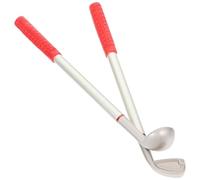 GLEAVI Penna a Sfera da Ufficio a Forma di Mazza da Golf in Metallo, Set 2 Pezzi Inchiostro Nero e Rosso, Decorazione Scrivania per Regali e Feste Golfistiche