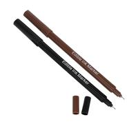 GLEAVI Pennarelli Alimentari Doppia Punta per Decorazione Dolci 2 Pezzi Nero e Marrone Penne per Biscotti Fondente Utensili per Cucina Fai da Te