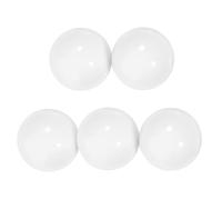 GLEAVI Perline Ruota Roulette 12 MM Bianco 5 Pezzi Palline Rotanti per Gioco da Tavolo Roulette Russa e Intrattenimento