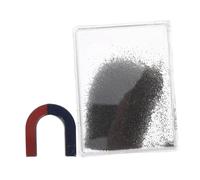 GLEAVI Polvere Di Ferro Polvere Di Ferro Per Esperimenti Sul Campo Magnetico Strumento Per Esperimenti Scientifici Magnete Per L'istruzione Di Fisica Per Uso Di Laboratorio