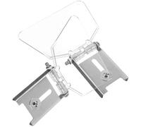 GLEAVI Protezione Oculare da Banco in Acciaio Inox Pannello Trasparente Kit 2 Pezzi per Macchina da Banco Protezione Occhi Resistente e Facile da Montare per Officina e Laboratorio