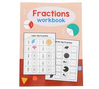 GLEAVI Quaderno Didattico Matematica Montessori, Materiale Educativo Frazioni Manipolative, Esercizi Interattivi per Scuola Materna e Apprendimento Prescolare, 24 Pagine