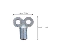 GLEAVI Set 10 Pezzi Chiavi per Spurgo Radiatori in Lega Zincata Quadrate 5X5 Utensili per Impianti Idraulici e Riscaldamento Accessori Professionali per Tecnici del Riscaldamento