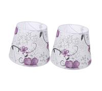 GLEAVI Set 2 Coprilampada da Tavolo Spesso per Interni Paralume per Lampada da Casa 22Cm Guscio Luminoso per Lampade da Tavolo Parete e Soffitto