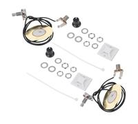 GLEAVI Set 2 Pickup Trasduttori Piezo 50Mm per Chitarra Acustica e Classica Potenziometro Segnale Stabile e Facile Installazione Accessori per Strumenti a Corda e Mandolino