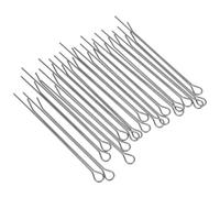 GLEAVI Set 20 Pezzi Porta Stoppino in Metallo in Acciaio al Carbonio, Dispositivi di Centraggio per Stoppini per Candele Fai da Te, Accessori Resistenti al Calore per Creazione Candele