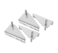 GLEAVI Set 4 Pezzi Cerniere Porta Congelatore in Metallo Cappucci Piccole Cerniere per Frigoriferi Domestici Accessori per Riparazione Porte Congelatori Compatibili per Uso Cucina