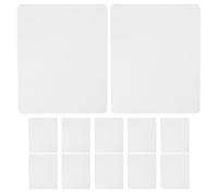 GLEAVI Set da 12 Tappetini Mouse Bianco per Sublimazione Trasferimento Termico, Materiale in Gomma Resistente e Superficie Liscia, per Scrivania e Progetti DIY