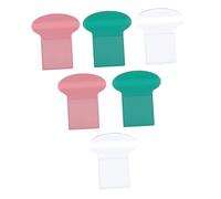 GLEAVI Sollevatore per Wc Portatile 6 Pezzi Maniglie per Copriwater in Plastica Resistente Colore Misto per Uso Igienico in Bagno Ufficio Hotel Negozi