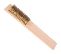 GLEAVI Spazzola per Cera Snowboard con Manico in Legno e Setole in Rame Strumento Compatto per Pulizia e Rimozione Sciolina Adatta Snowboard e Skateboard Leggera e Portatile per Uso in