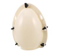 GLEAVI Stampo per Uova di Cioccolato Cavo 3D da 20 CM in Plastica Rigida per Feste Pasquali e Giochi di, Creatore di Uova Jumbo per Dessert e Regali Speciali