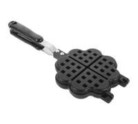GLEAVI Stampo Waffle Faccia Antiadente per Teglia per Dolci Pancake e Pane Accessorio Cucina da Te per Cottura ed Uniforme