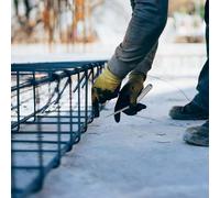 GLEAVI Strumento per Legare Barre D’Armatura in Acciaio da 24 CM Doppie Sfere Rotanti Gancio Impugnatura Ispessita 20 MM per Recinzioni e Rinforzo Calcestruzzo Attrezzo per Torsione