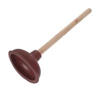 GLEAVI Sturalavandini Portatile per WC Manico in Legno Sturalavandini Resistenti per Bagno per Scarico Ventosa Potente