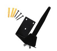 GLEAVI Supporto da Parete per Flauto e Clarinetto Staffa in Metallo Resistente 3 Viti Protezione Antigraffio per Strumenti Risparmio Spazio Facile Installazione e Smontaggio