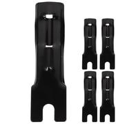 GLEAVI Supporto per Bandiera in Ferro Nero 5 Pezzi, Design Robusto per Fissaggio Sicuro, Accessori Ciclismo per Ogni Luogo e Moto