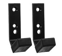 GLEAVI Supporto per Bilanciere da Parete in Pa/PP 40X55X100 CM Set 2 Pezzi Gancio Porta Bilanciere per Attrezzature Fitness Montaggio Facile per Palestra Casa e Ufficio