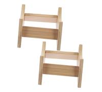 GLEAVI Supporto Per Dispenser Di Bevande in Legno, Base Stabile Porta Brocca D’acqua, Set 2 Pezzi Per Contenitori e Recipienti, Compatibile Uso Quotidiano e Feste, Facile Da Pulire