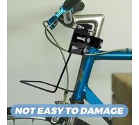 GLEAVI Supporto Portabici Anteriore in Ferro Resistente Staffa l per Cestino Bici Accessorio per Mountain Bike e Bici Elettrica Kit Montaggio Completo per Trasporto Sicuro